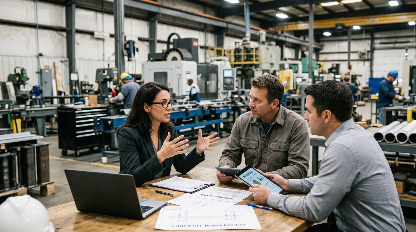 Illustration: How to Get a Bridge Loan for Manufacturers in 2026